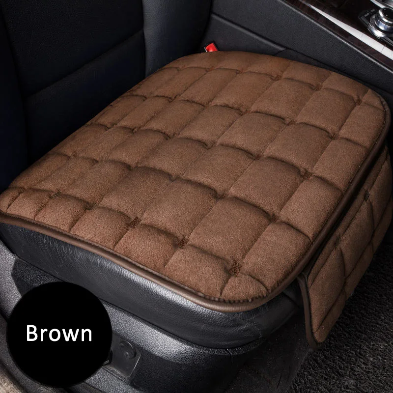 Чехол для автомобильного сиденья, подушки для сидений для Toyota Camry Corolla RAV4 Civic Highlander Land Cruiser Prius Lc200 Verso Series - Название цвета: 1pcs front Brown