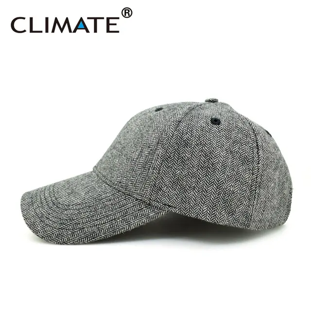 CLIMATE Men Women Baseball Caps No Logo Brushed Caps Blank Heavy Thick