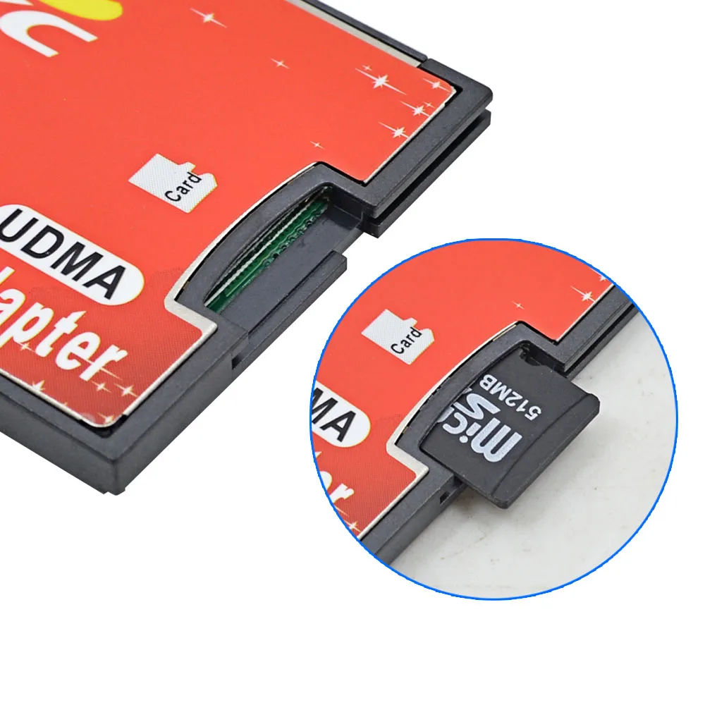 CHIPAL высокоскоростной Micro SD TF к CF адаптер MicroSD MicroSDHC MicroSDXC к Compact Flash type I карта памяти с розничной посылка