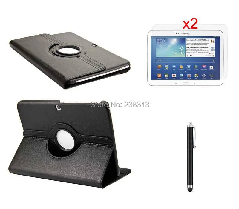 Чехол подставка из искусственной кожи для планшета Samsung Galaxy Tab 3 10 1 дюйма P5200 P5210