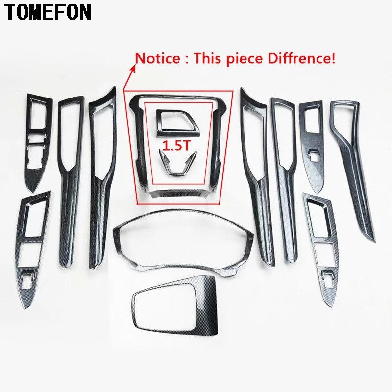 TOMEFON для Ford Mondeo 2013 переключатель из углеродного волокна салона автомобиля двери