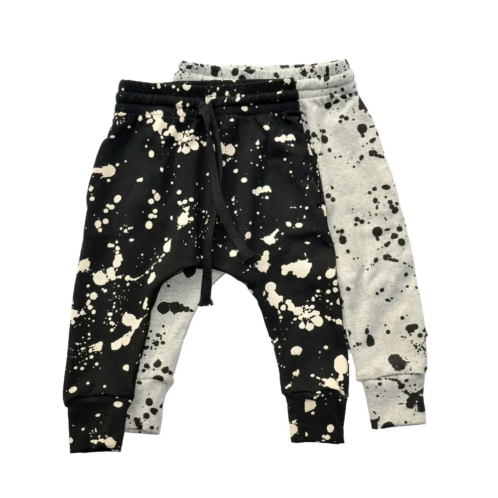 

Boys Splash Pants Cotton Children Trousers Toddler Kids Harem Pants with Drawstring 2018 nununu Fashion Style