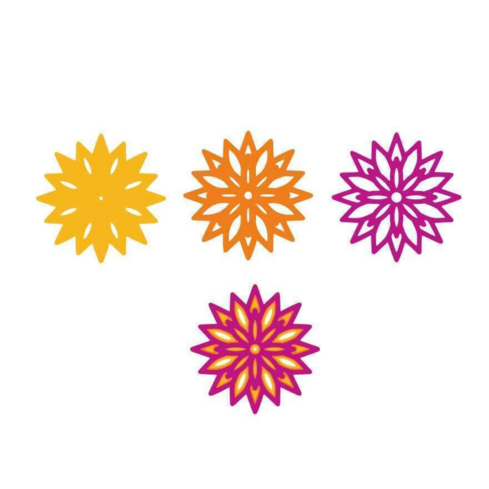 New Multi Layered Butterfly Frame Die Metal Cutting Dies Layered Circle Hexagon Shaped For Making Diy Scrapbooking Album Card Cutting Dies Aliexpress