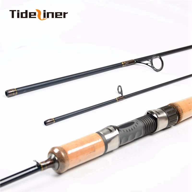 

Tideliner 1.8M 2.1M 2.4M 2.7M spinning lure fishing rods top quality three sections MH action high carbon fiber rod pole