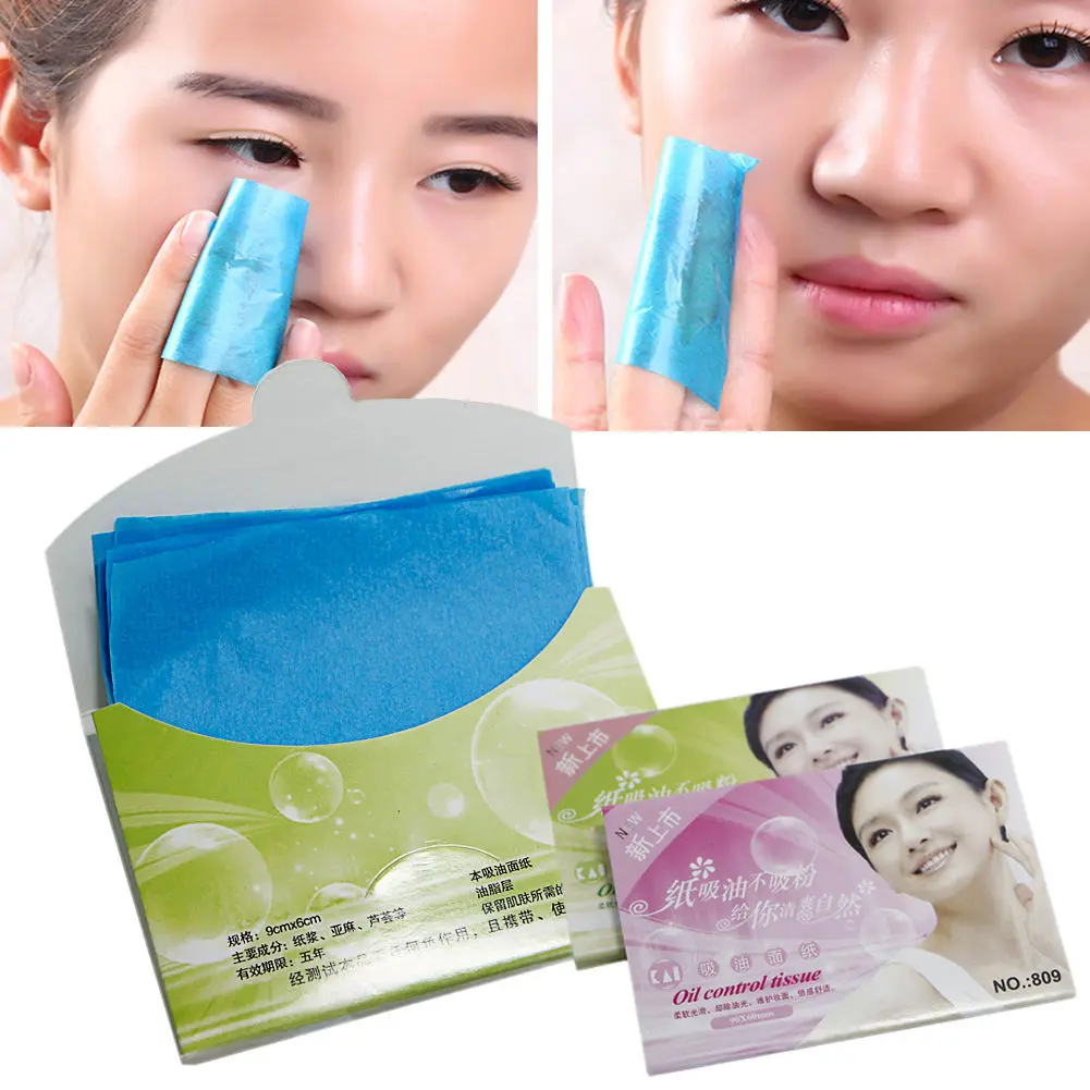 

HOT AC OZ 100 Sheets Make Up Oil Absorbing Blotting Facial Face Clean Paper