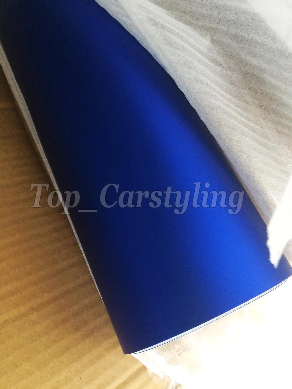 metallic matte chrome blue ice car wrapping film (2)