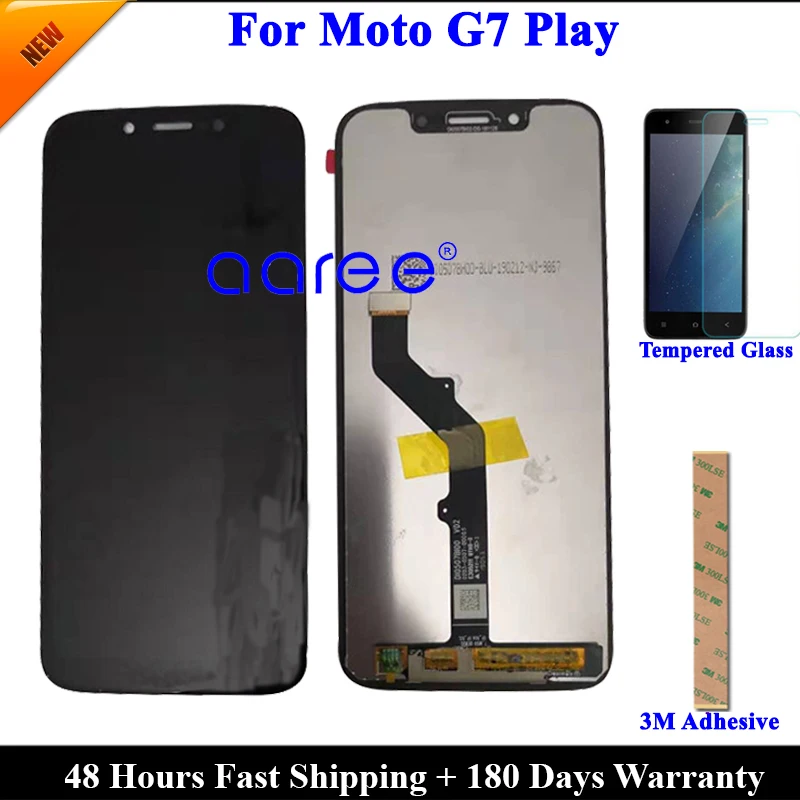 Тестирование G7 играть ЖК-дисплей Дисплей для Moto G7 играть ЖК-дисплей Дисплей для Moto G7 играть ЖК-дисплей Экран дисплея с сенсорным экраном дигитайзер в сборе