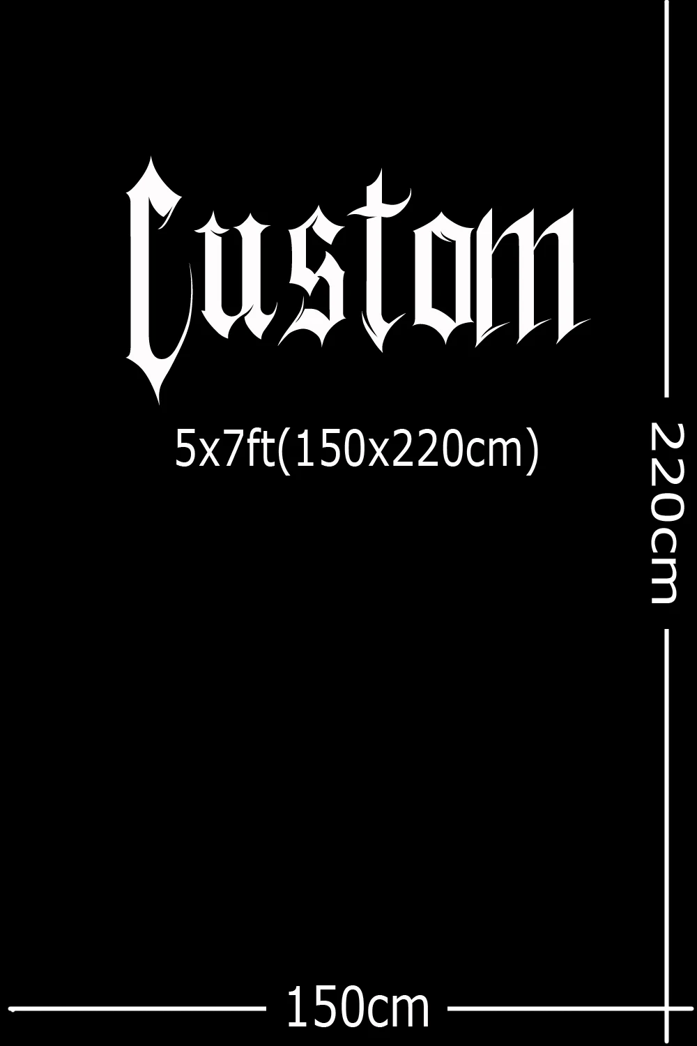 

HUAYI Custom Your Own Photo or Notify Image Code for Printing Photo Background