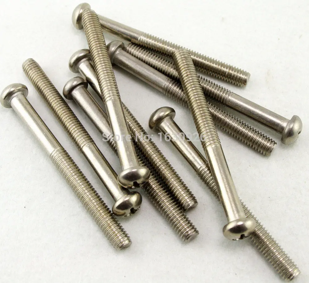 

Free shipping 25 pieces Metric M8*50mm Stainless steel Cross Recessed Pan Head Screws