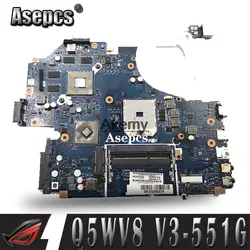 NBC1811001 Q5WV8 LA-8331P материнская плата для Acer aspire V3-551G V3-551 Материнская плата ноутбука DDR3 Radeon HD 7670 M исходный тест