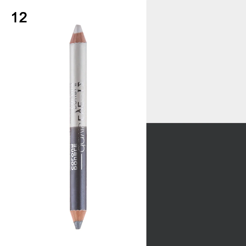 Хайлайтер блеск Тени для век подводка для глаз Ручка Прочный Водонепроницаемый Sweatproof двухсторонний карандаш для глаз Косметика инструменты для макияжа - Цвет: Style  4