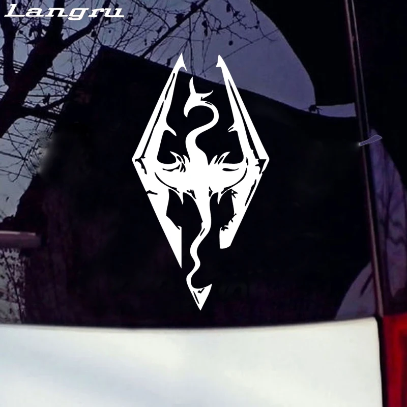 Индивидуальные виниловые Стикеры Langru Skyrim стильные креативные стикеры JDM|stickers