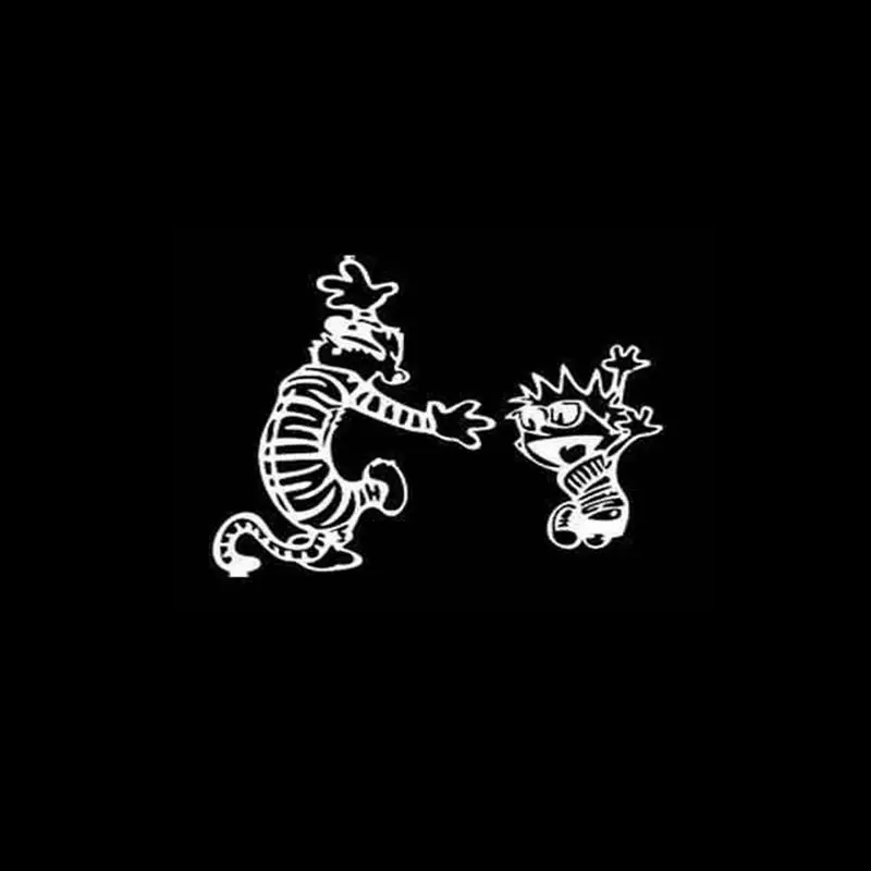Calvin & Hobbes Dancing Vinyl Decal Sticker Car Truck Windowvinyl decals stickersdecal
