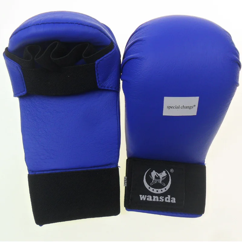 Half Finger Gloves Leather Karate Boxing Women Men Children 226g Boxing Gloves 