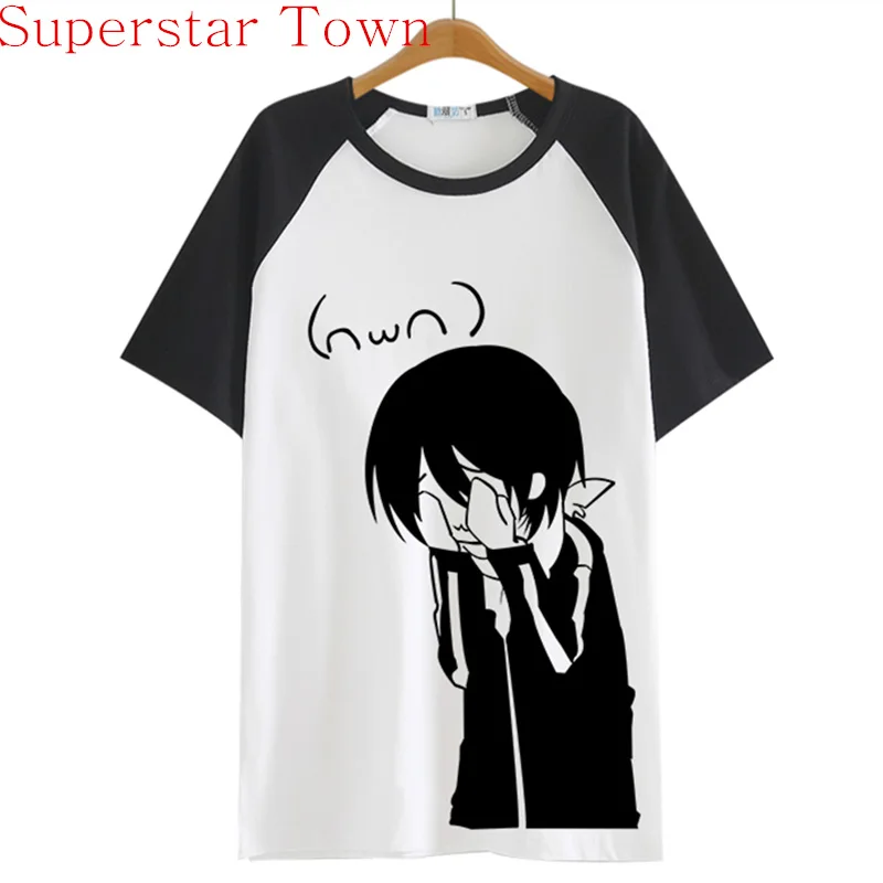 2016 Summer Style Sudadera Anime Tops Tee Casaul Noragami T-shirt Women Japan Cool Clothes Patchwork Female Harajuku Shirt 2016 Summer Style Sudadera Anime Tops Tee Casaul Noragami T-shirt Women Japan Cool Clothes Patchwork Female Harajuku Shirt