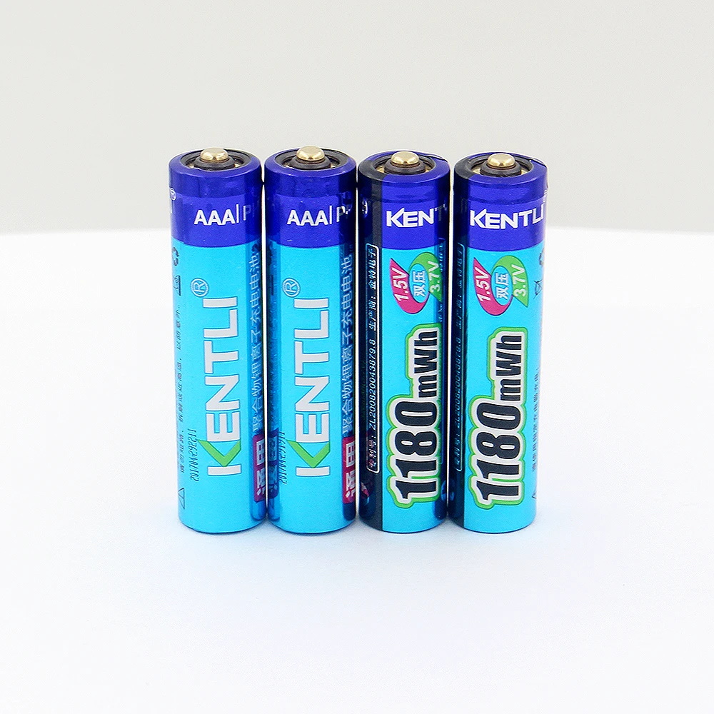 Аккумуляторная литий ионная батарея KENTLI 6pcs1.5v AAA 1180mWh + Интеллектуальное Быстрое
