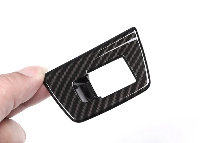 Fibra de Carbono Estilo do Carro Interruptor da Janela Quadro para Bmw Acessórios do Carro para Lhd Chrome Porta Elevador Nova Série 5 G30 2020 4 Pcs Abs 7 Carro ABS Chrome Porta Interruptor Da Janela