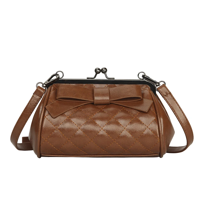 Toposhine Diamond Plaid Lady Bags New Fashion Bow Small Women Bags High Quality Shoulder Bag Fashion Crossbody Bag Wholesale
