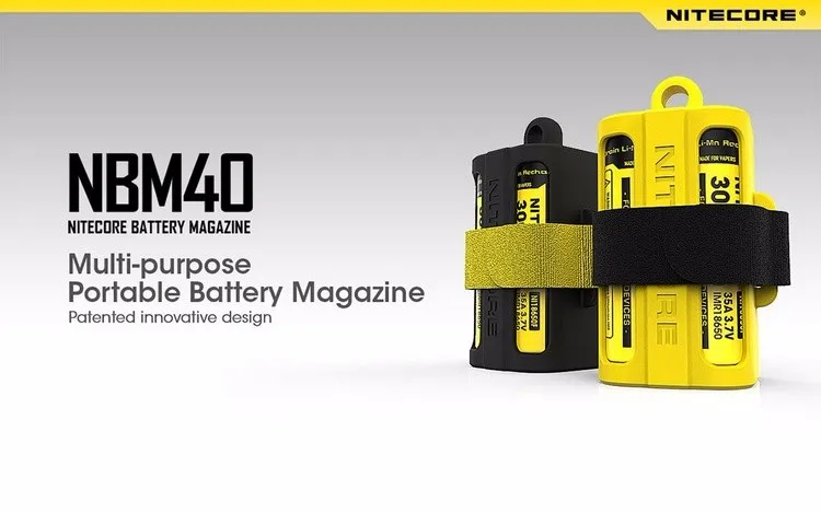 NITECORE 4 цвета NBM40 многоцелевой портативный аккумулятор коробка для хранения 4x18650 защитный чехол для переноски