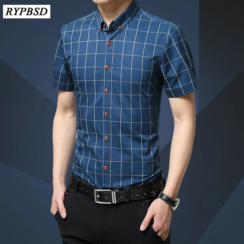 blue shirt business casual