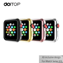 DOITOP For i Watch 2/3 Anti-dirty Ultra Thin Soft TPU Transparent Clear Cases For Apple Watch 3 2 38 42mm Protection Cover B3