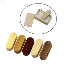 Новое поступление Пользовательский логотип деревянная флеш-диск USB 2,0 ручка диски U диск с деревянной коробкой 8 ГБ 16 ГБ 32 ГБ карта памяти Pendrive подарки