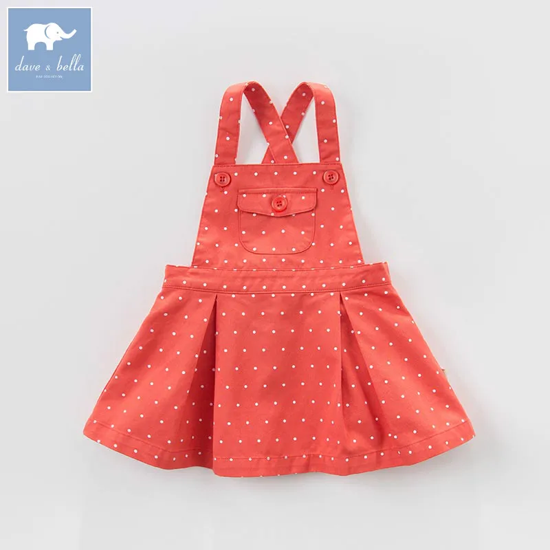 DBA6631 dave bella spring infant baby girl's strap dress kids