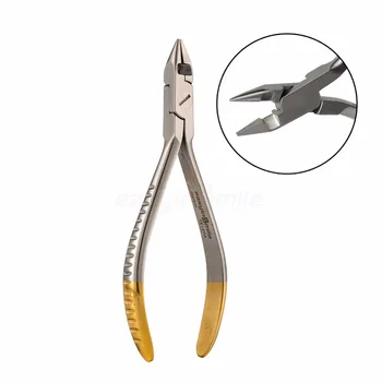 

Dental ORTHO PLIERS EASYINSMILE BIRD BEAK WITH CUTTER TC-HALF GOLD MAX 0.030 PREMIUM QUALITY