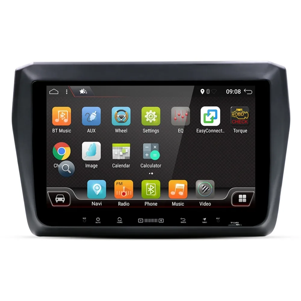 Best Bosion autoradio Android 7.1 2GB ram+16GB rom car radio player for 2017 suzuki swift auto multimedia gps stereo tape recorder BT 2