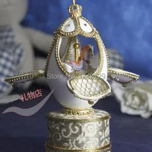 Дизайн Роскошные творческий подарок присутствует принцесса любви Девушка Музыкальная Шкатулка музыкальная шкатулка яичной скорлупы Свадебные Дизайн