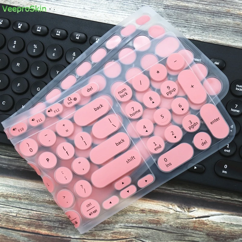 Ультратонкий силиконовый защитный чехол для клавиатуры ноутбука Logitech K780