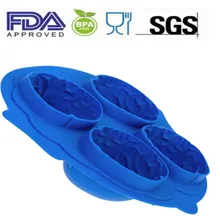 Силиконовый мозг Форма льда Замораживания Лоток Куб Плесень