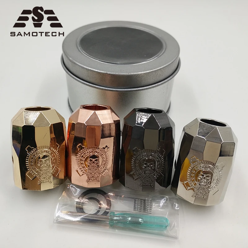 

COOL style stealthcap mechanical electronic cigarette atomizer RDA for 510 vape tank RDA e cig Replaceable dripping atomizer