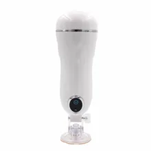 YEMA 36 Modes Vibrator Male Masturbator Real Female Silicone Vagina Pussy Sex Toys for Men Suction Cup Adult Sex Machine