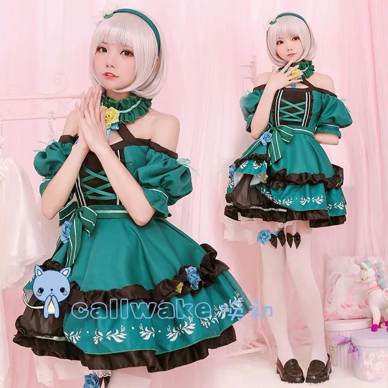 

sweet lolita maid halter victorian dress retro slash neck lace bowknot lolita dress kawaii girl gothic lolita op loli cos
