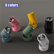 WOERFU светодиодный Macarons мини-прожектор 10 Вт следа удара света поверхностного монтажа настенный галерея AC85-265 S