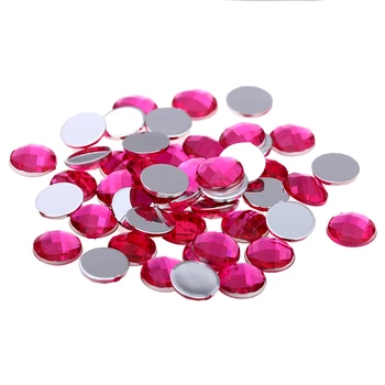 

Craft Art DIY Rhinestones 10mm 1000pcs Round Gems Flatback Earth Facets Acrylic Rhinestone Strass High Shine Nail Art Stones
