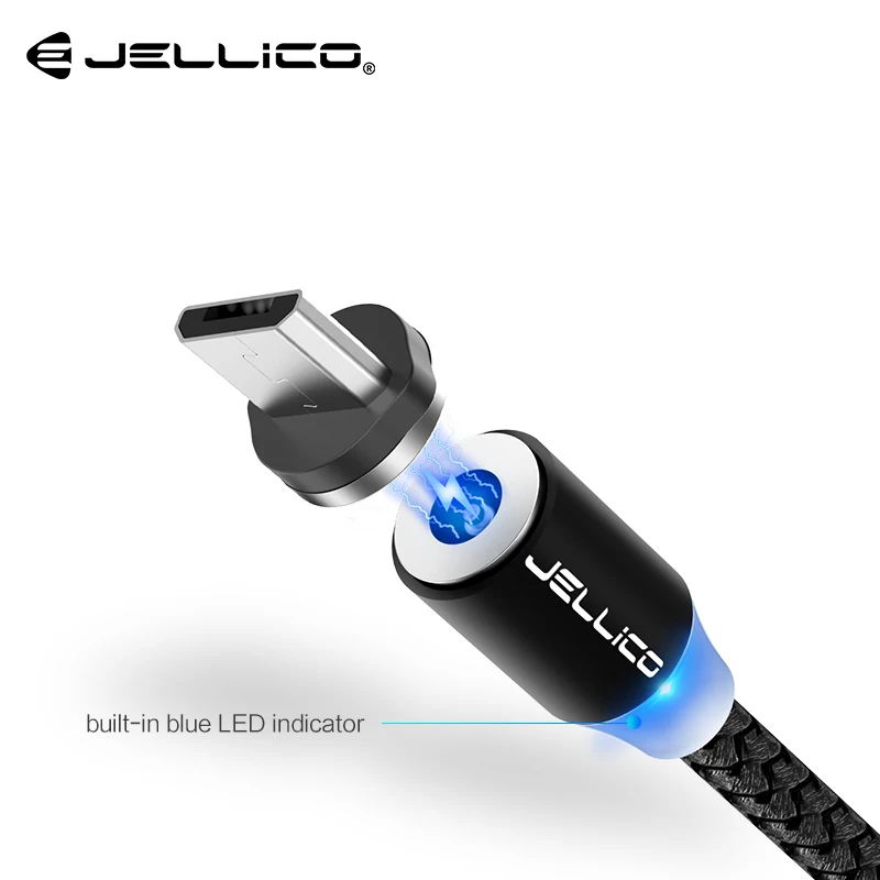 Jellico магнитное зарядное устройство Micro USB кабель для Xiaomi huawei Android мобильный