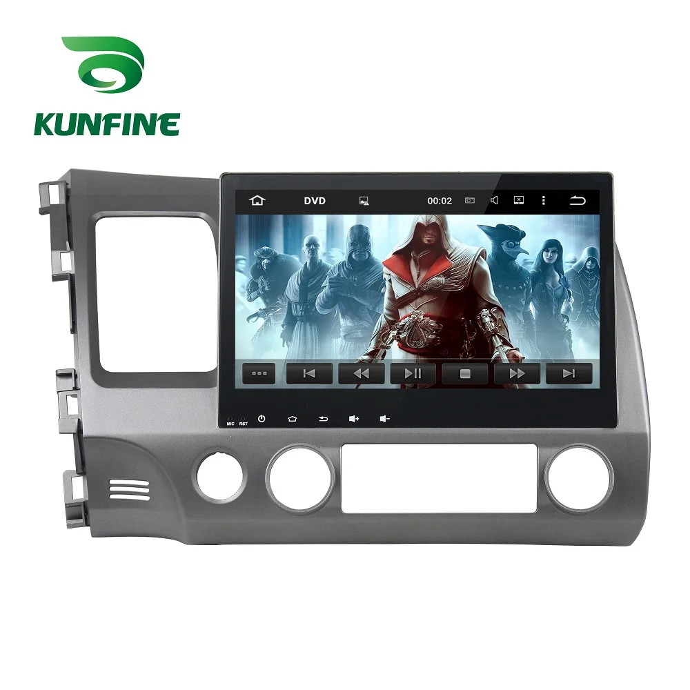 Clearance Android 9.0 Octa Core 4GB RAM 64GB Rom Car DVD GPS Multimedia Player Car Stereo Deckless for HONDA CIVIC 2006-11 Radio WIFI 2