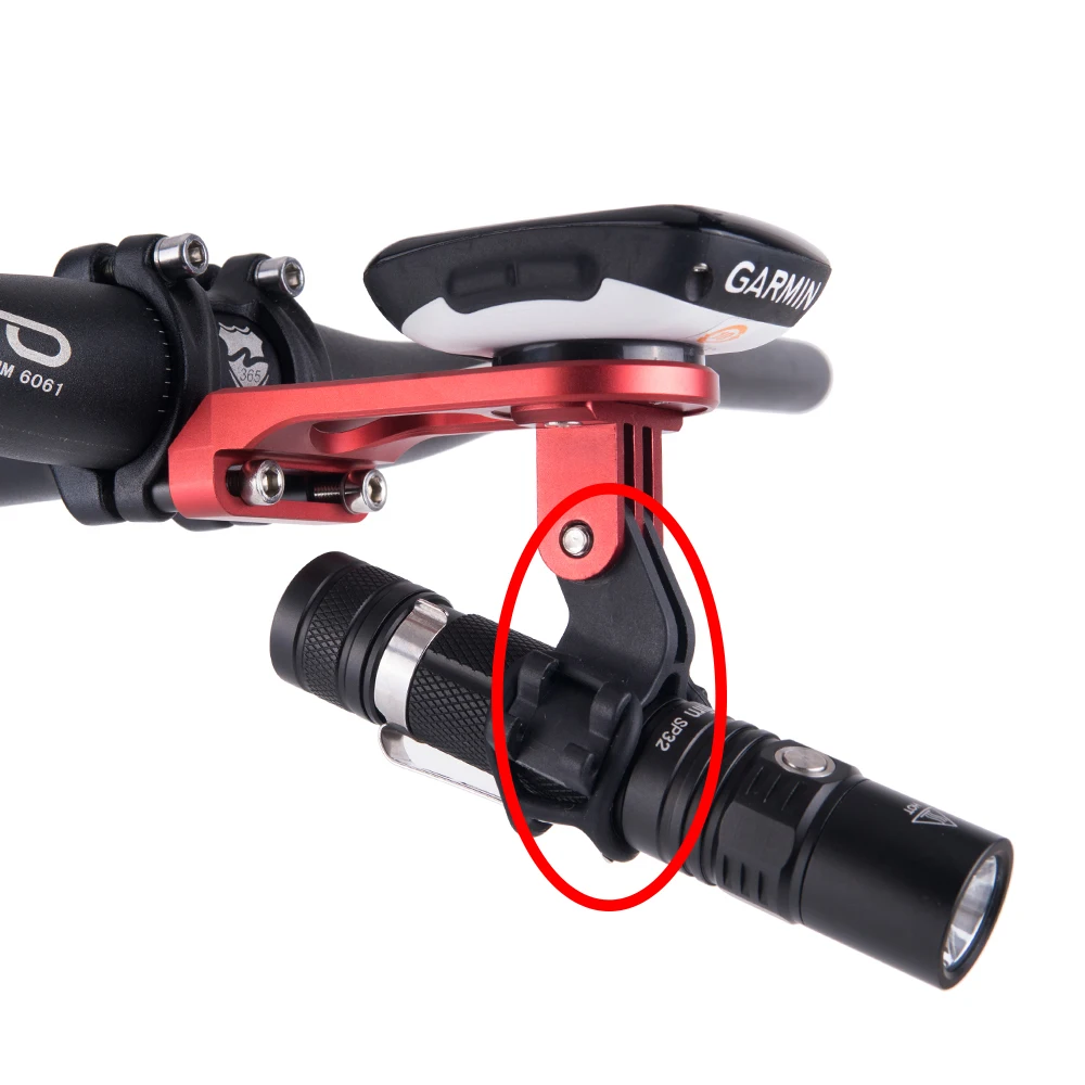 Sale ZTTO Fietslicht TORCH Houder Zaklamp Beugel voor Racefiets MTB fietsonderdelen aangepast voor Gopro mount 4