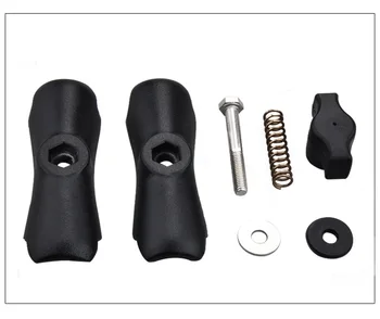 

OEM 9CM Double Socket Arm for 1 inch Ball Bases for ram mounts for Gopro Action Camera for Garmin GPS Smartphone