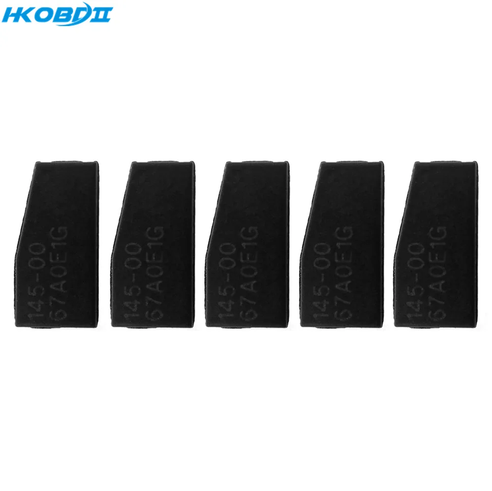 

HKOBDII 1/5/10pcs 4D63 80Bit .OEM/Original New Blank Car Remote Keys Carbon Transponder Chip For Ford Mazda