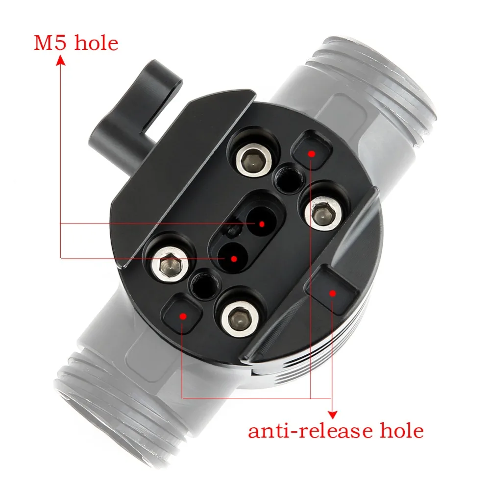 NICEYRIG 1/" 3/8" резьбовые отверстия QR Крепление камеры для Ronin M MX Gimbal стабилизатор штатива видео системы
