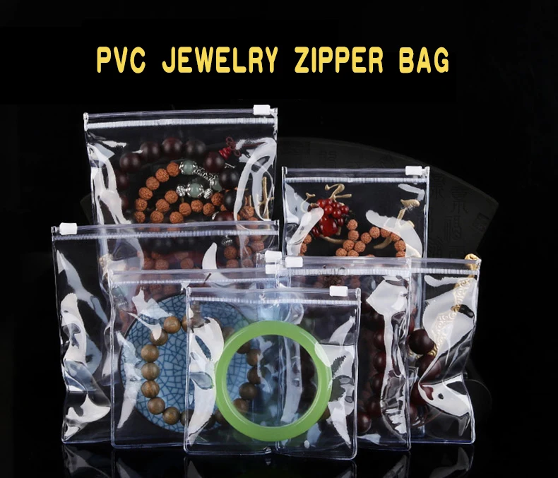 1 Pvc,zipper,lock,Transparent,jewelry,soft,Reseal,bag,Anti-oxidation,discoloration,Ring,bracelet,Hair clip,Anklet,earring,brooch (1)