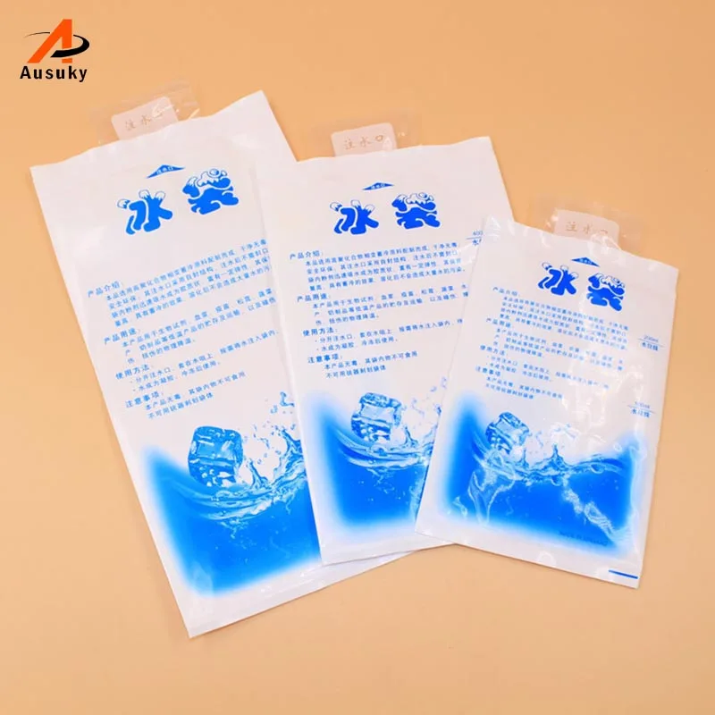 10PCS Reusable Plastic Cooler Bag For font b Food b font Storage Ice Gel Packs Cubes