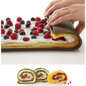 

Multifunction Oven Mat Baking Cake Pad Swiss Roll Pad Bakeware DIY Macaron bread Cake Pastry dessert making tools silicone mold