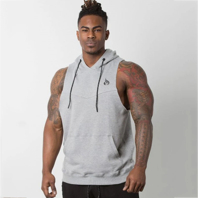 Tank Top Men Stringer Workout Vest gym (1)