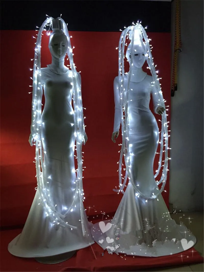 ghost  led costume  (2)