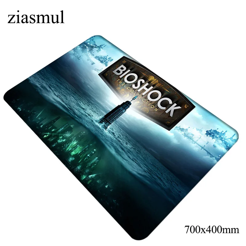 Коврик для мыши bioshock 700x400x2 мм, высококлассный Коврик для компьютерной мыши, игровые аксессуары, коврик для мыши locrkand, клавиатура, игры для pc gamer - Цвет: size 700x400x2mm