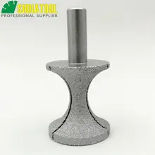 Special Price No.23 BIG X type Vacuum Brazed diamond router bits with 1/2" shank for stone,  Router cutter for granite & marble